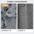 thumbnail image 5 of 1 Pack 3 Dog Blankets for Small Dogs, Soft Fleece Dog Blanket Fluffy Pet Blanket Warm Sleep Mat Grey Cute Paw Print Puppy Cat Blanket, Flannel Throw for Washable Dog Bed, Blanket for Dogs, 5 of 7