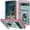 Green Pink, variant on REQO Case for Google Pixel 9A,Military Grade Car Holder Protection [Built-in Kickstand] Metal Ring Dual-Layer Heavy Duty TPU+PC Shockproof Phone Case for Google Pixel 9A
