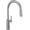 Lumicoat Arctic Stainless, variant on Delta 9185-Dst Cordova 1.8 GPM Single Hole Pull Down Kitchen Faucet - Lumicoat Chrome