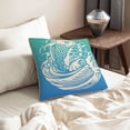 thumbnail image 3 of ZNDUO Throw Pillow, 18"x18" Bed Pillow and Couch Pillows - Indoor Decorative Pillows，Abstract Fish Animal Throw Pillow, 3 of 8