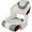 Brite White/Marble Grey/Dark Red, variant on Wise 3315-784 Baja Bucket Seat with Flip Up Bolster, White