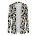 thumbnail image 4 of TFEOQRY Women's Pattern Print Cardigan Long Sleeve Open Front Long Sleeve Coat Casual Fall Winter Outerwear Black-1, 4 of 6