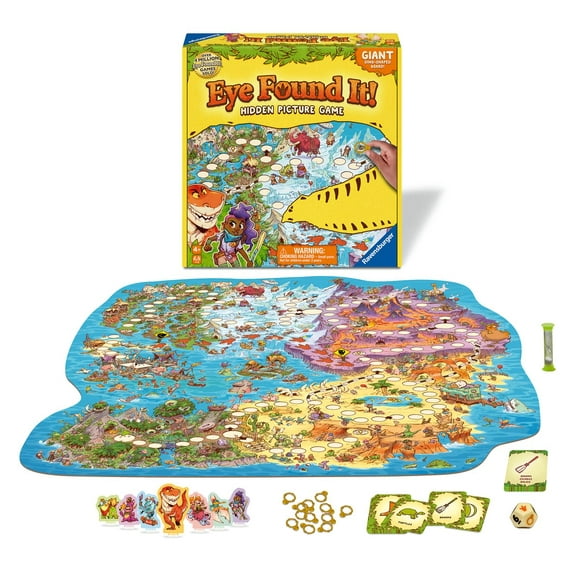 Juego de mesa Ravensburger Dinosaur Island Eye Found It!