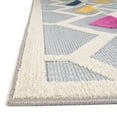 thumbnail image 4 of Unique Loom Aruba Outdoor Collection Area Rug - Noord (2' x 10' Runner Gray/Gold), 4 of 7