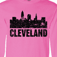 thumbnail image 4 of Inktastic Cleveland Skyline Grunge Long Sleeve T-Shirt, 4 of 5