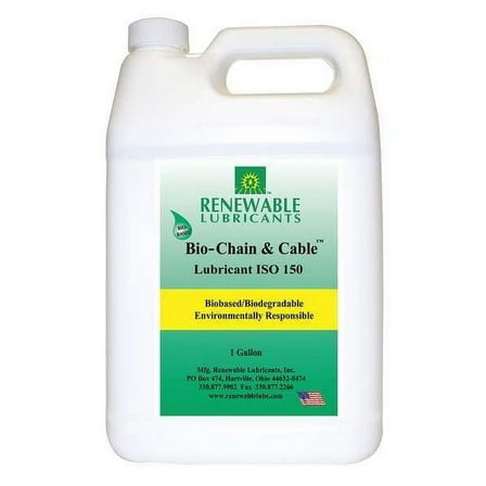 Renewable Lubricants 1 gal, Jug, Vegetable Oil, Yellow 83083