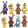 8 pcs Five Nights at Freddys Building Blocks Toys Five Nights FNAF Pizzeria Simulator Action Figure Toys Gift Set 6-7 Inch Action Figure Toys Gift Set