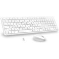 thumbnail image 1 of LEADSAIL Clavier Sans Fil Pleine Grandeur avec Pavé Numérique et Souris - 12 Raccourcis FN pour Ordinateur Portable Windows, PC/Mac et Smart TVs – Blanc, 1 of 6