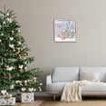 thumbnail image 3 of Stupell Industries Gingerbread Candy Town Holiday Painting White Framed Art Prints Wall Art, 24 x 24, 3 of 10