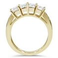thumbnail image 2 of Pompeii 1 1/4ct Princess Cut Diamond Ring 14K Yellow Gold (G/H,SI2-I1), 2 of 4