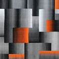 thumbnail image 7 of Masada Rugs Modern Contemporary Area Rug, Orange Grey Black (5 Feet X 7 Feet), 7 of 7