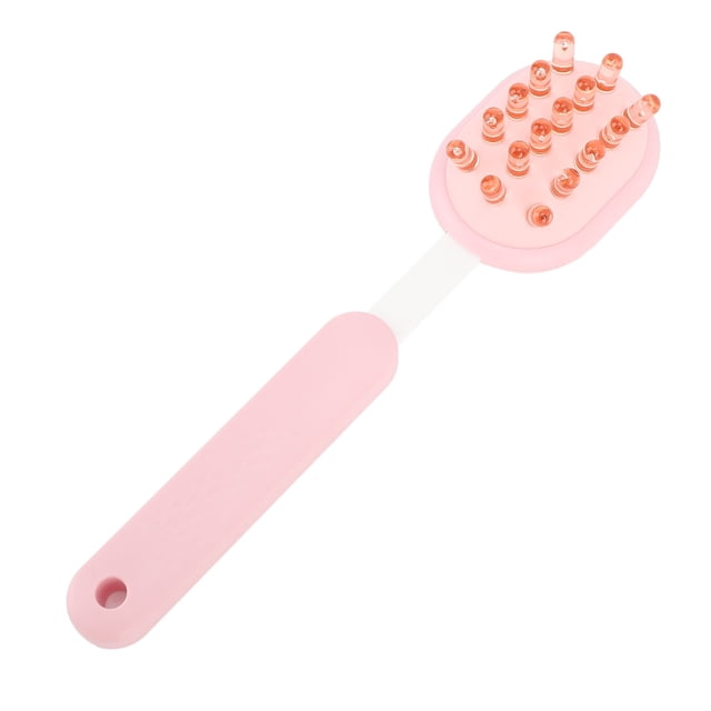 Hammer de Masaje de Silicona de Mano, Meridianos Aliviar MasAJE de Silicona Martillo Telescópico Portátil Doble Lado Para Relajarse