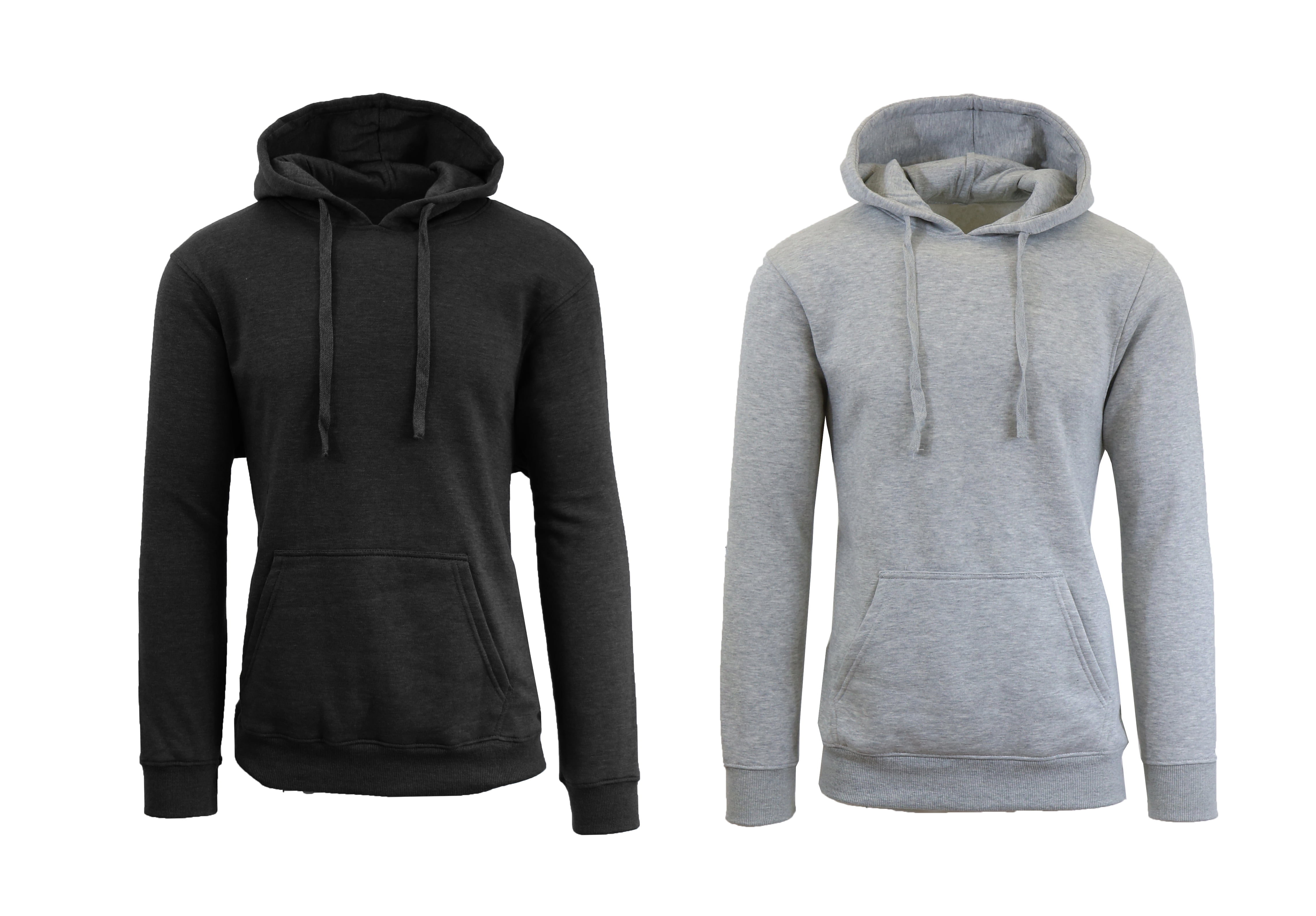 Men's 2 Pack Fleece Lined Hoodie