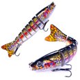 thumbnail image 1 of Cebo de múltiples secciones Luya, pez de 12,8 cm y 18 g, cebo duro de simulación, microobjeto, cebo falso para cazón Luya, pesca en el mar, 1 of 6
