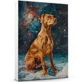 thumbnail image 2 of Rhodesian Ridgeback Dog Lying in The Snow Canvas Print Wall Art Famous Painting for Kids Nursery Bedroom Living Room Office Home, 2 of 6