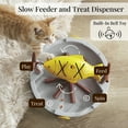 thumbnail image 3 of PetPals Interactive Cat Treat-Dispensing Cat Toy- 11"H, Dispensing, Small, Cat Puzzle Food Toy, Grilled Fish Toy, 3 of 8