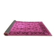 thumbnail image 2 of Ahgly Company Indoor Square Oriental Purple Traditional Area Rugs, 6' Square, 2 of 4
