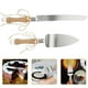 thumbnail image 3 of Professional Cake Decorating Tools Romantic Cake Cutting Tool Stainless Steel For Parties 20.4X2.4CM 2Pcs, 3 of 4