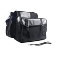 thumbnail image 4 of Bolsa para sillín de bicicleta de doble cara, alforja para bicicleta de gran capacidad, impermeable, para bicicletas de montaña y carretera, para desp Negro, 4 of 8