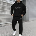 thumbnail image 2 of Fewfanhot Sweatsuits for Men Track Sweat Suits 2 Piece Set Sweatsuits Tracksuits Jogging Workout Gym Athletic Suits with Hood, 2 of 6