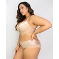 thumbnail image 3 of Women's Curvy Couture 1169 Tulip Lace Hipster Panty (Bombshell Nude S), 3 of 4