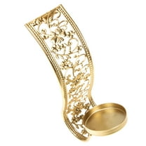 BESTOYARD Premium Metal Wall Mounted Candle Holder with Hollow Out Design