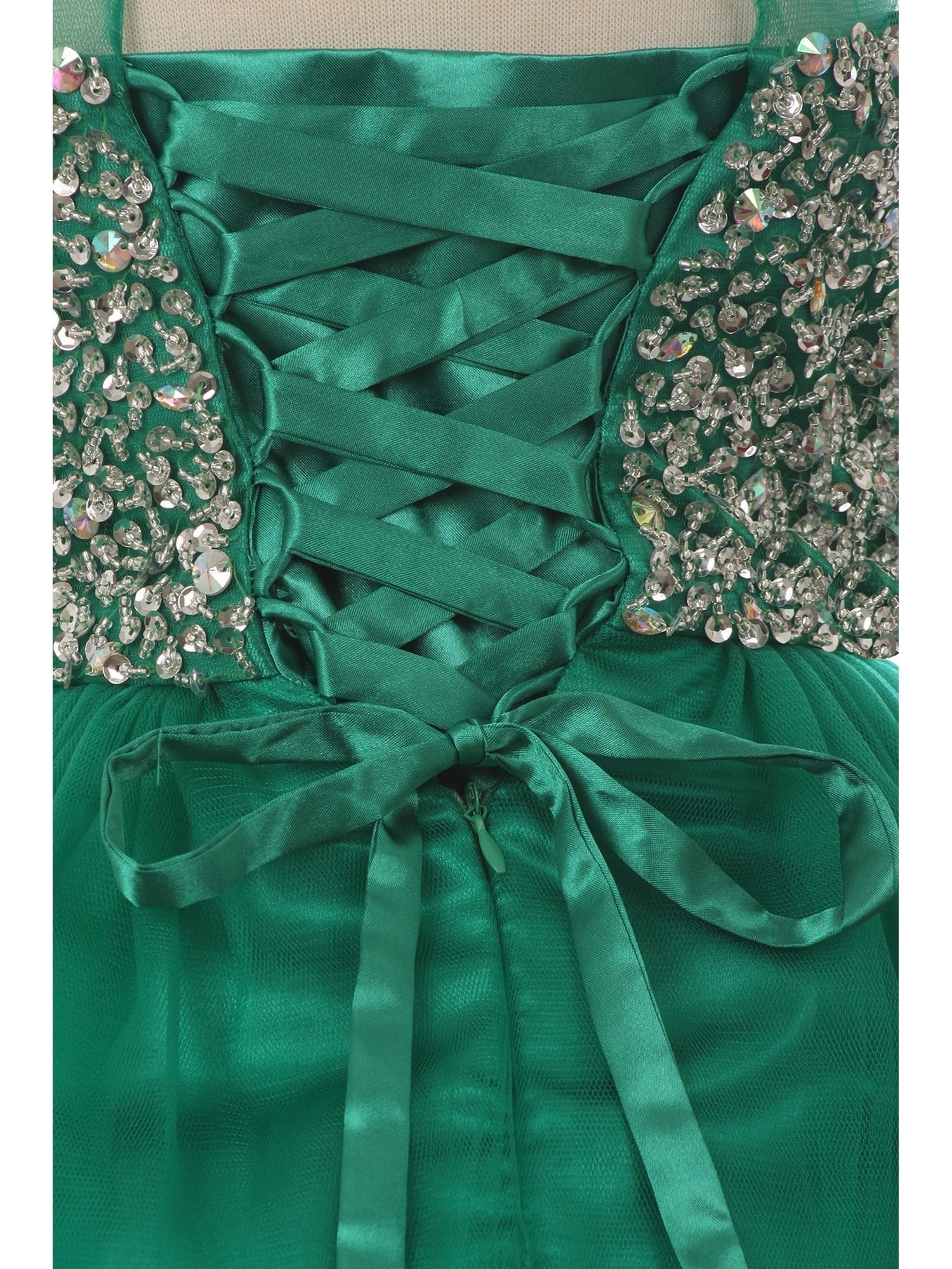 little girl emerald green dress