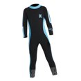 thumbnail image 5 of Kids Wetsuit Girls Jumpsuit Teens Long Sleeve Surfing Snorkeling , Blue, XL, 5 of 8