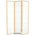thumbnail image 7 of Red Lantern 6 ft. Tall Double Cross Shoji Screen - Natural - 3 Panels, 7 of 7