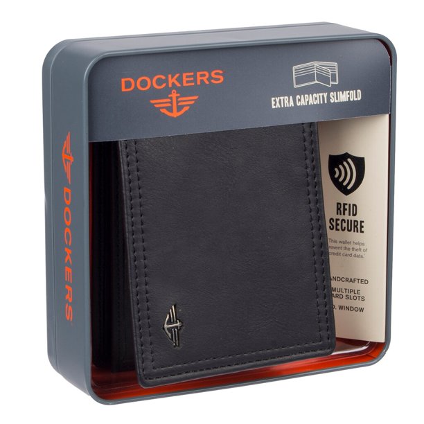 Dockers RFID Extra Capacity Slimfold Wallet