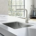 thumbnail image 3 of Quatrus R15 25" Single Bowl Undermount Stainless Steel Kitchen Sink, 3 of 3