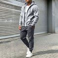 thumbnail image 7 of Aofany Men's Tracksuit 2 Pieces Set Full Zip Hoodie Sweatsuits Casual Long Sleeve Jackets and Drawstring Sweatpants Athletic Jogging Suits Sports Outfits, 7 of 7
