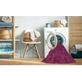 thumbnail image 2 of Ahgly Company Machine Washable Indoor Rectangle Transitional Deep Pink Area Rugs, 8' x 10', 2 of 7