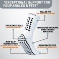 thumbnail image 1 of Grip Socks Football Socks For Men Football Grip Socks Men - Mens Football Socks Anti Slip Socks White Football Socks Non Slip Socks For Men - Maximize, 1 of 4