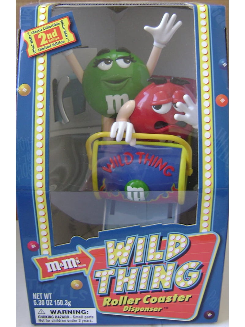 M&M's Candy Dispenser - Wild Things Roller-Coaster - Limited