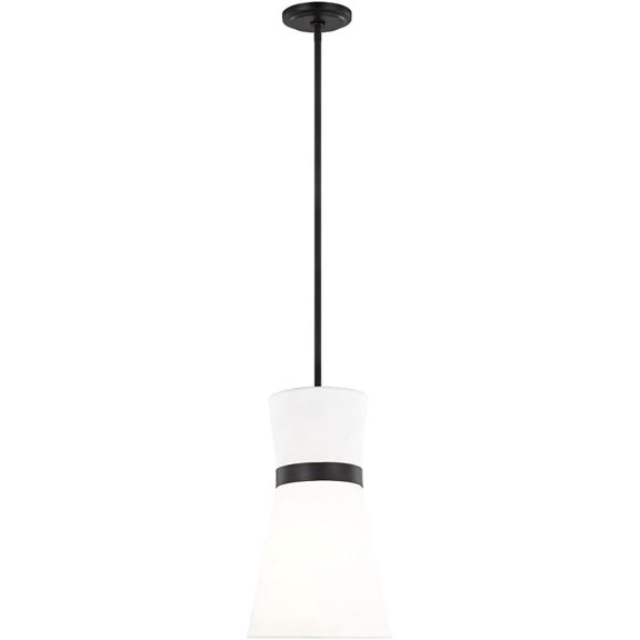 Open Box Generation Lighting 6590501 Clark 10" Wide Mini Pendant - Black