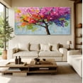 thumbnail image 6 of Large Tree of Life Canvas Wall Art, Abstract Canvas Prints Landscape Paintings, Oversized Pictures Artwork Nature Wall Decor for Living Room Bedroom Office, 6 of 7