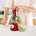 thumbnail image 4 of TidBay Rotary Cheese Grater Cutter Slicer Toner Strip Hand Crank Vegetable Chopper Cheese Shredder Kitchen Gadget, 4 of 8