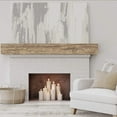 thumbnail image 6 of Ekena Millwork 6"H x 6"D x 72"W Riverwood Faux Wood Fireplace Mantel, Natural Golden Oak, 6 of 16