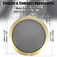 thumbnail image 4 of Unique Bargains 8'' Vehicle Audio Speaker Cover Mesh Subwoofer Horn Guard Decorative Circle Grille Protector Titanium Tone, 4 of 7