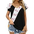 thumbnail image 2 of The Engineer Ruffle Short Sleeve T Shirts Summer V Neck Tops Fashion Casual Tee Shirt Engineer Thinking Brain Ruler Long Sleeve, 2 of 4