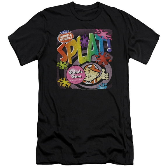 Dubble Bubble Splat Gum S/S Adult 30/1 T-Shirt Black