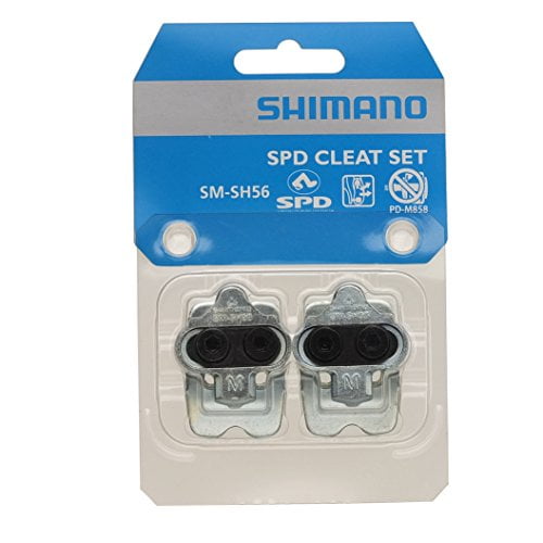 SHIMANO SM-SH56 Cleat Set with Counter Plates, Black, one Size