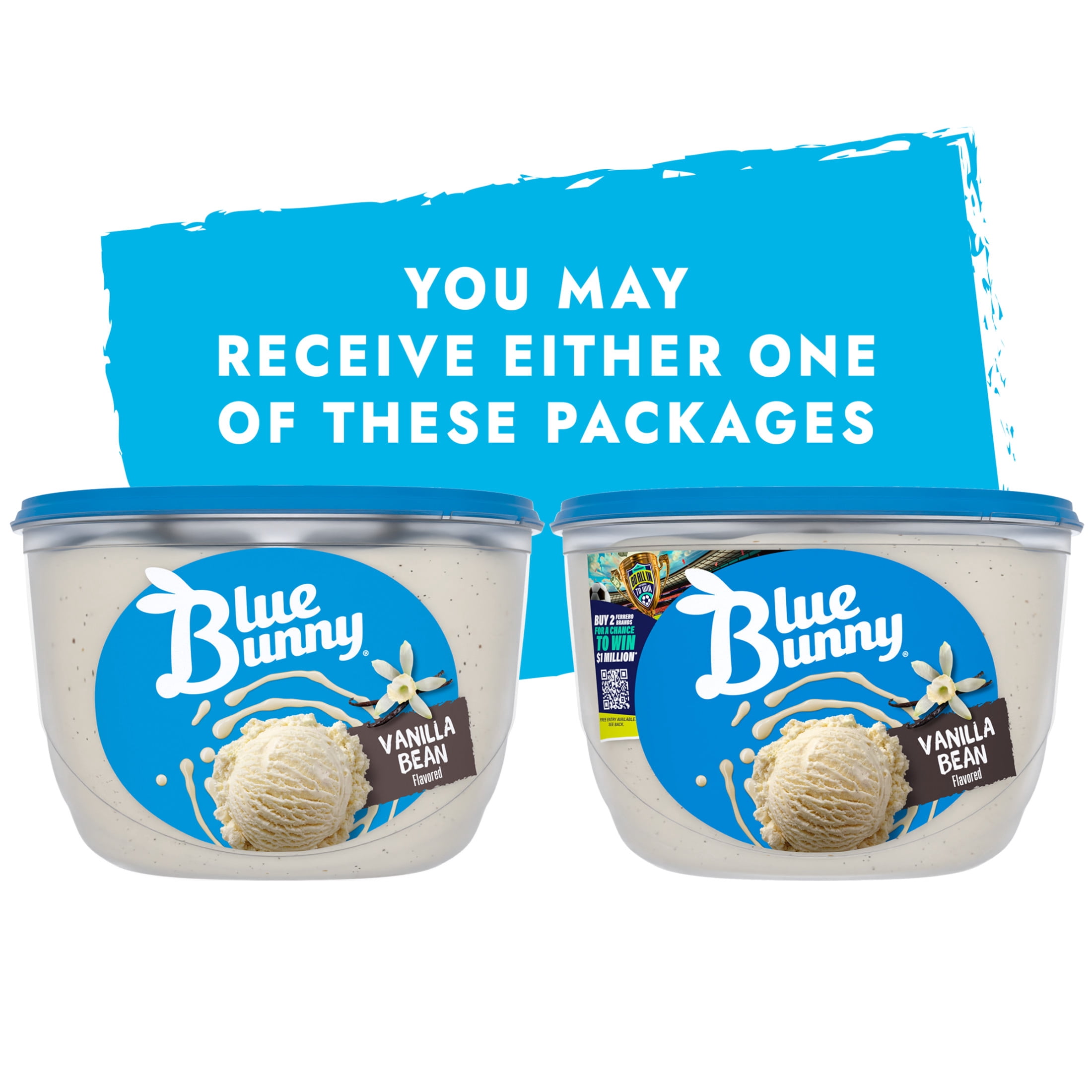 Blue Bunny Vanilla Bean Flavored Ice Cream, 48 fl oz