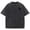 Black #001, variant on Short Sleeve Shirts for Men Vintage Oversized T Shirt Washed Casual Crew Neck T Shirt Palm Tree Graphic Tees, M