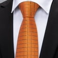 thumbnail image 4 of Barry.Wang Classic Ties for Men Formal Business Wedding Solid Paisley Necktie Set, 4 of 4