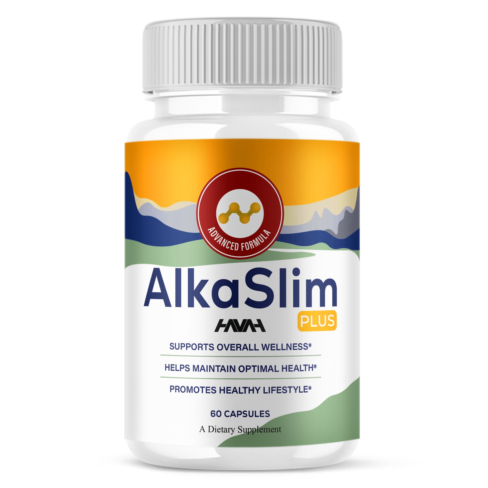 AlkaSlim Plus Advanced Wellness Supplement (60 Capsules)