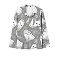 thumbnail image 5 of Enjoytime Women's Pajama Sets Halloween Cute Ghost Printed Long Sleeve Button Down Shirts Pants Sleepwear Casual Loose Comfy Loungewear, 5 of 5