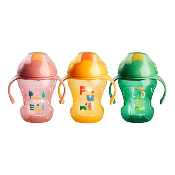 Tommee Tippee Set de 3 Vasos Entrenadores Sippee, a Prueba de Derrames 237 ml