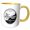 Yellow/White, variant on 3drose, Minnesota Collectors Quarter, 11oz Mug
